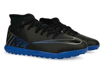 Nike Kids Mercurial Superfly 9 Club TF Black/Blue