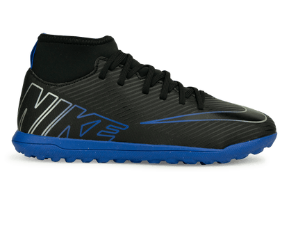 Nike Kids Mercurial Superfly 9 Club TF Black/Blue