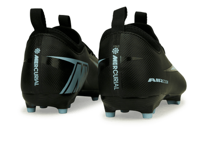 Nike Kids Zoom Mercurial Vapor 16 Academy FG/MG Black/Ice Blue