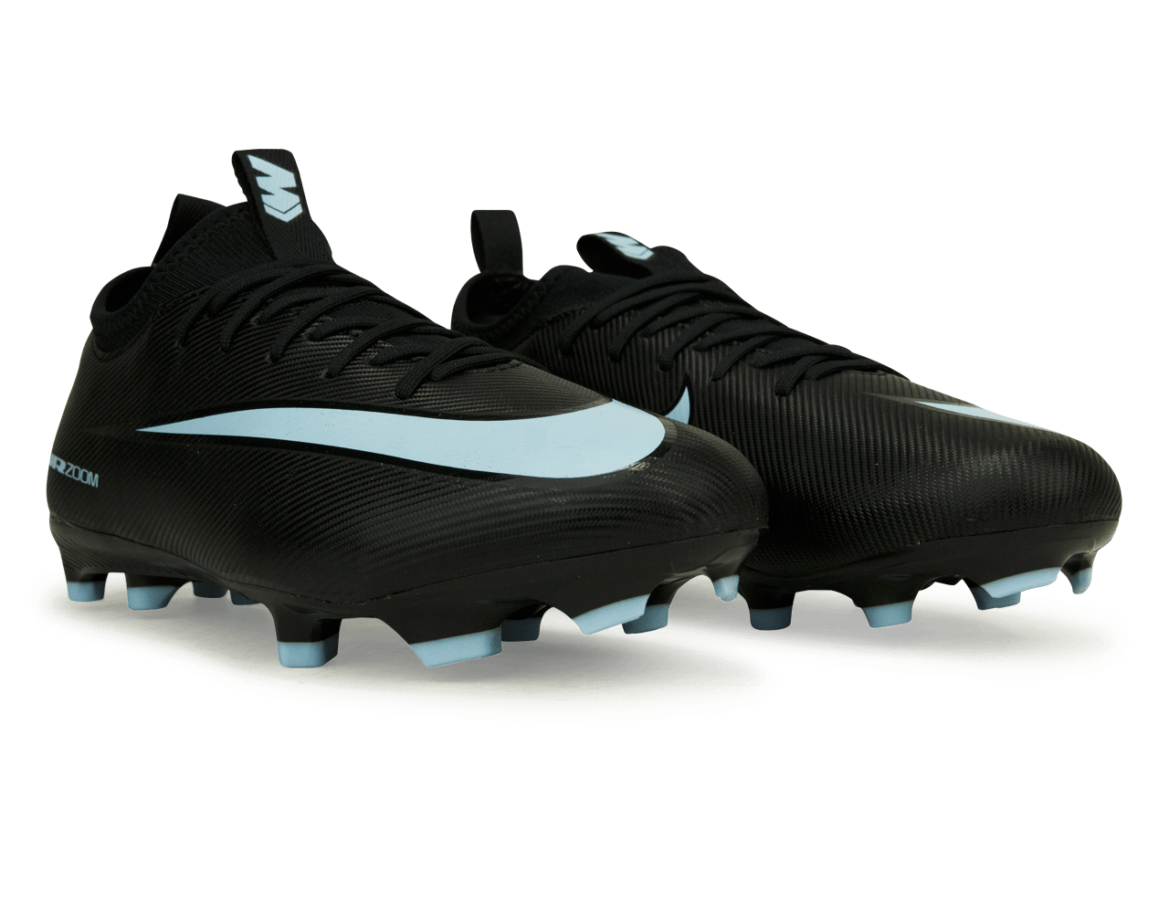 Nike Kids Zoom Mercurial Vapor 16 Academy FG/MG Black/Ice Blue