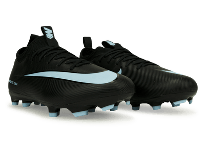 Nike Kids Zoom Mercurial Vapor 16 Academy FG/MG Black/Ice Blue