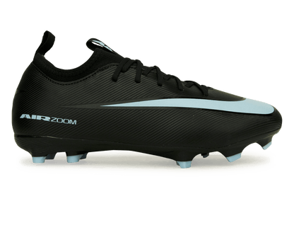 Nike Kids Zoom Mercurial Vapor 16 Academy FG/MG Black/Ice Blue