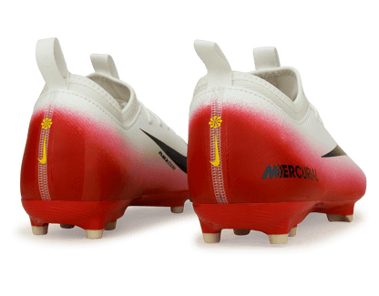 Nike Kids Zoom Mercurial Vapor 16 Academy LV8 FG/MG Red/Obsidian