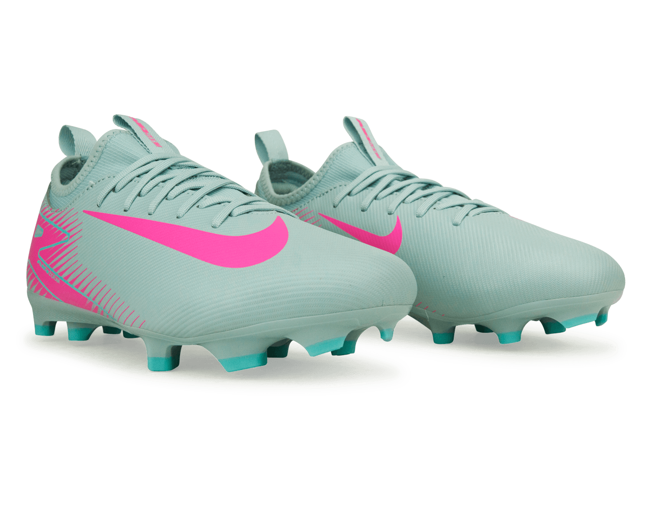 Nike Kids Zoom Mercurial Vapor 16 Academy FG/MG Ocean Cube/Pink Blast