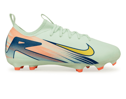 Nike Kids Zoom Mercurial Vapor 16 Academy MDS 009 FG/MG Barely Green/Metallic Gold