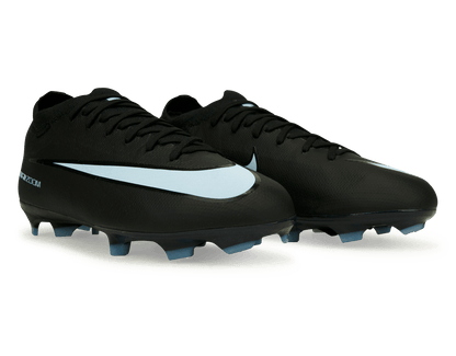 Nike Kids Zoom Mercurial Vapor 16 Pro FG Black/Ice Blue