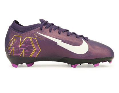 Nike Kids Zoom Mercurial Vapor 16 Pro KM FG Grand Purple/Pale Ivory