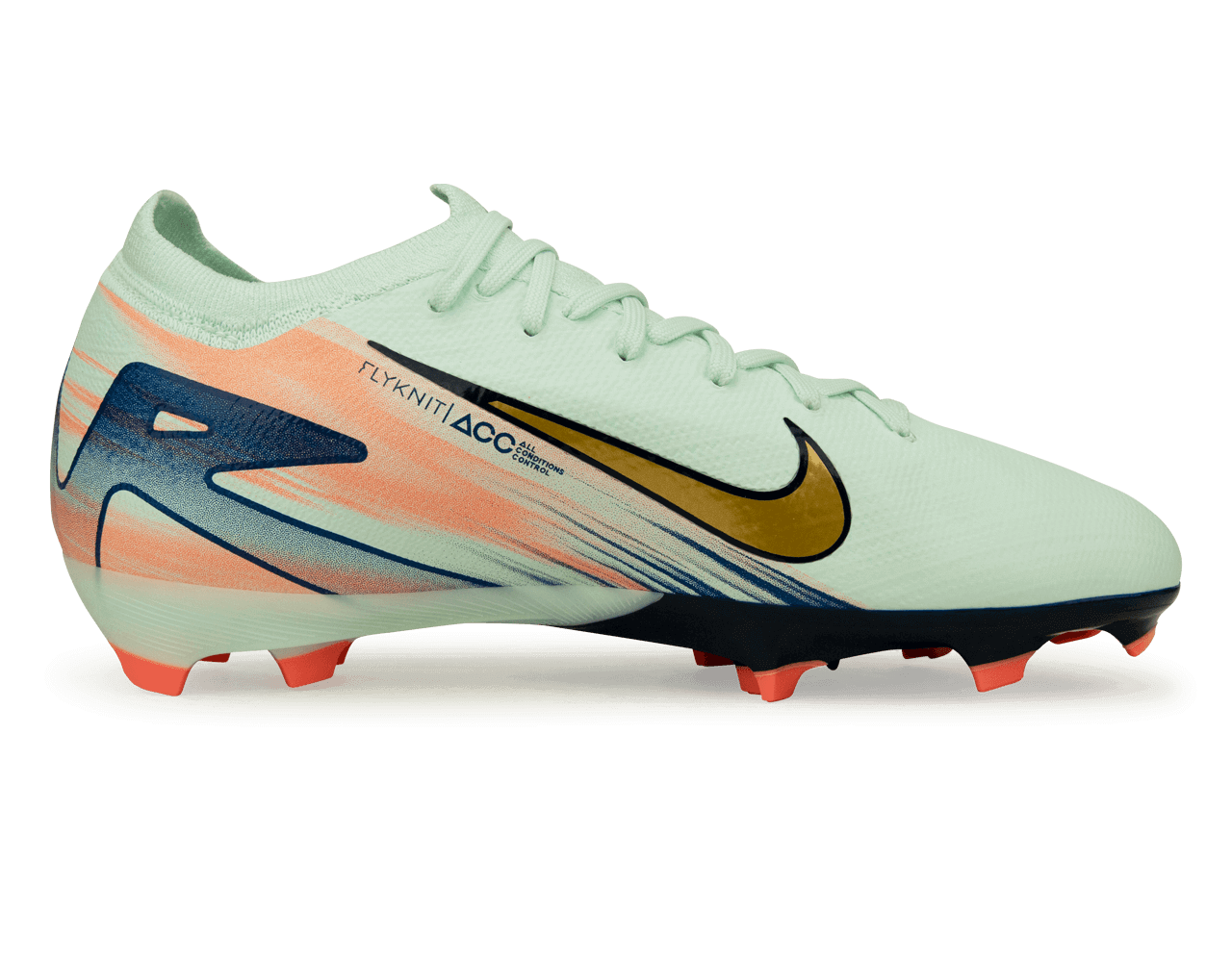 Nike Kids Zoom Mercurial Vapor 16 Pro MDS 009 FG Barely Green/Metallic Gold