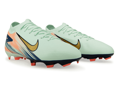 Nike Kids Zoom Mercurial Vapor 16 Pro MDS 009 FG Barely Green/Metallic Gold