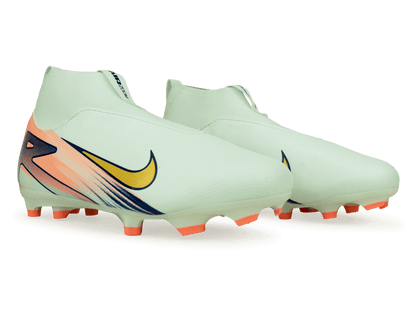 Nike Kids Zoom Mercurial Superfly 10 Academy MDS 009 FG/MG Barely Green/Metallic Gold