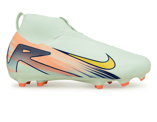 Nike Kids Zoom Mercurial Superfly 10 Academy MDS 009 FG/MG Barely Green/Metallic Gold