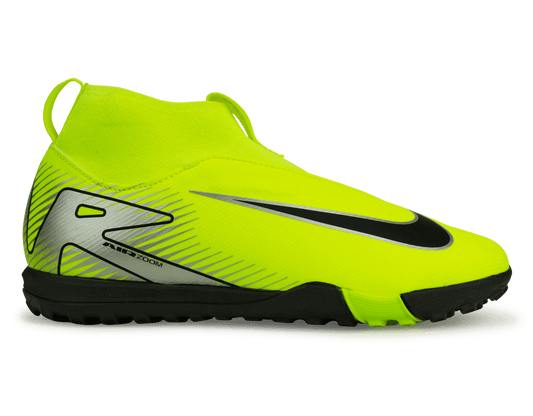 Nike Kids Zoom Mercurial Superfly 10 Academy TF Volt/Black