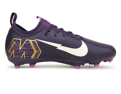 Nike Kids Zoom Mercurial Vapor 16 Academy KM FG/MG Grand Purple/Pale Ivory