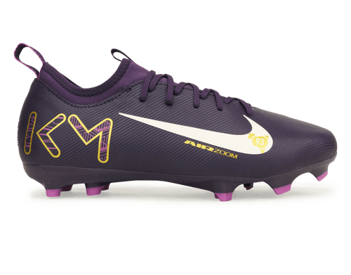 Nike Kids Zoom Mercurial Vapor 16 Academy KM FG/MG Grand Purple/Pale Ivory