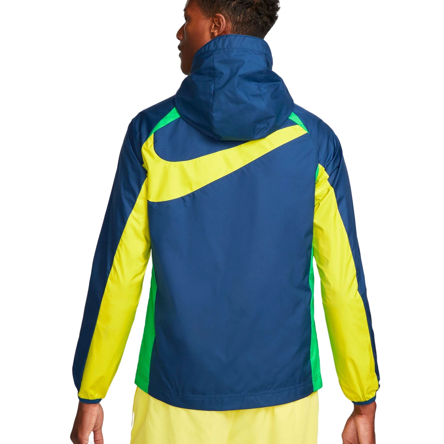 Nike Men's Brazil 2022/23 AWF Full-Zip Up Coastal Blue/Dynamic Yellow