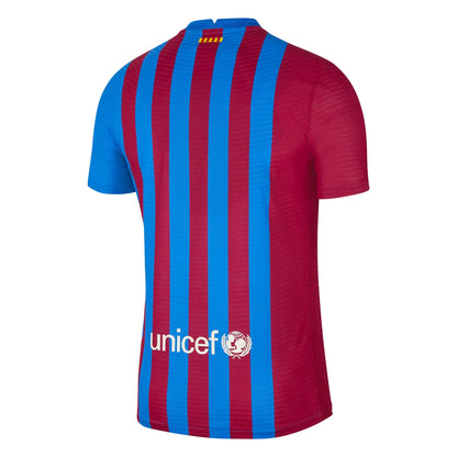 Nike Men's FC Barcelona 2021/22 Dri-FIT ADV Home Match Jersey Soar/Pale Ivory