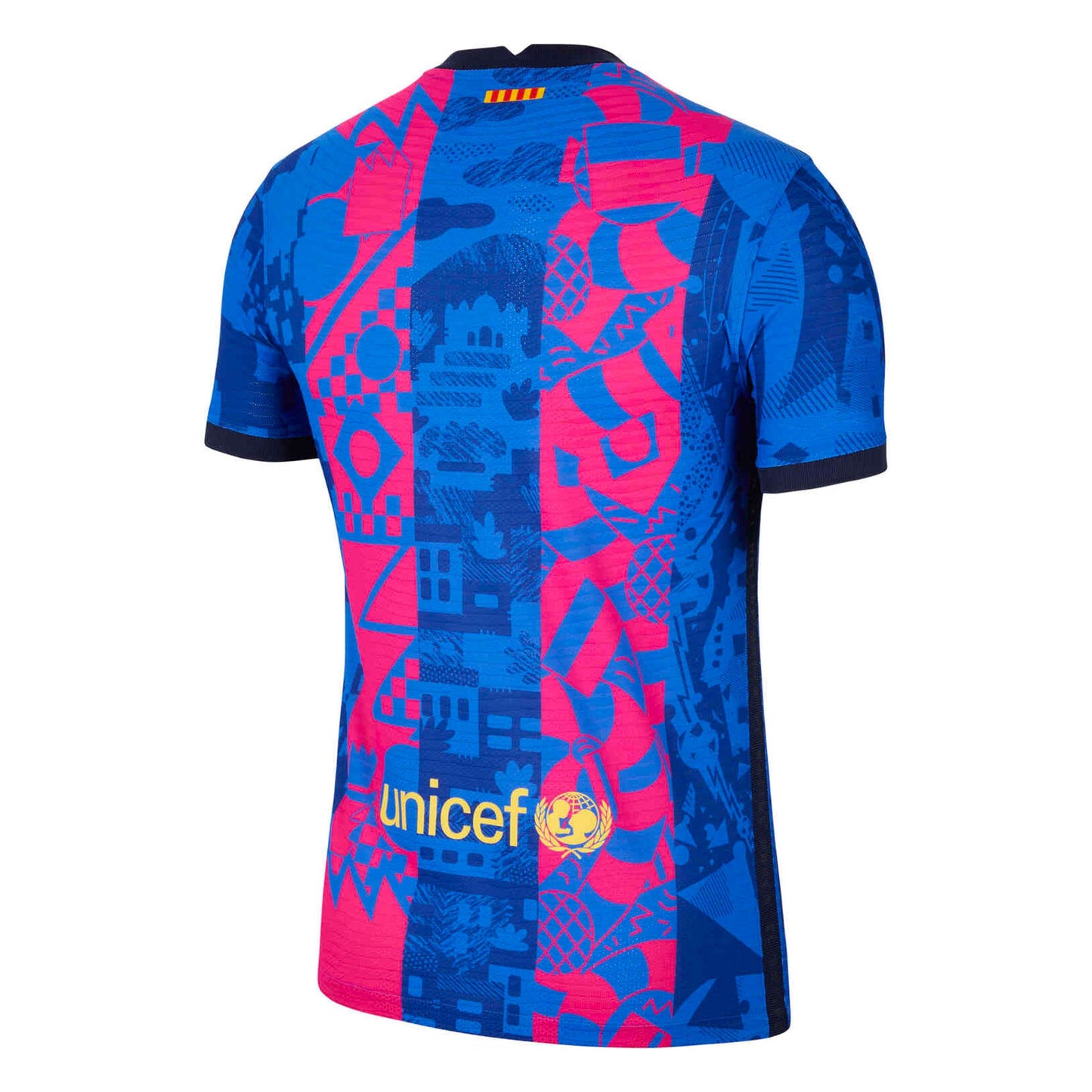 Nike Men's FC Barcelona 2021/22 Dri-FIT ADV Third Match Jersey Hyper Royal/Varsity Maize