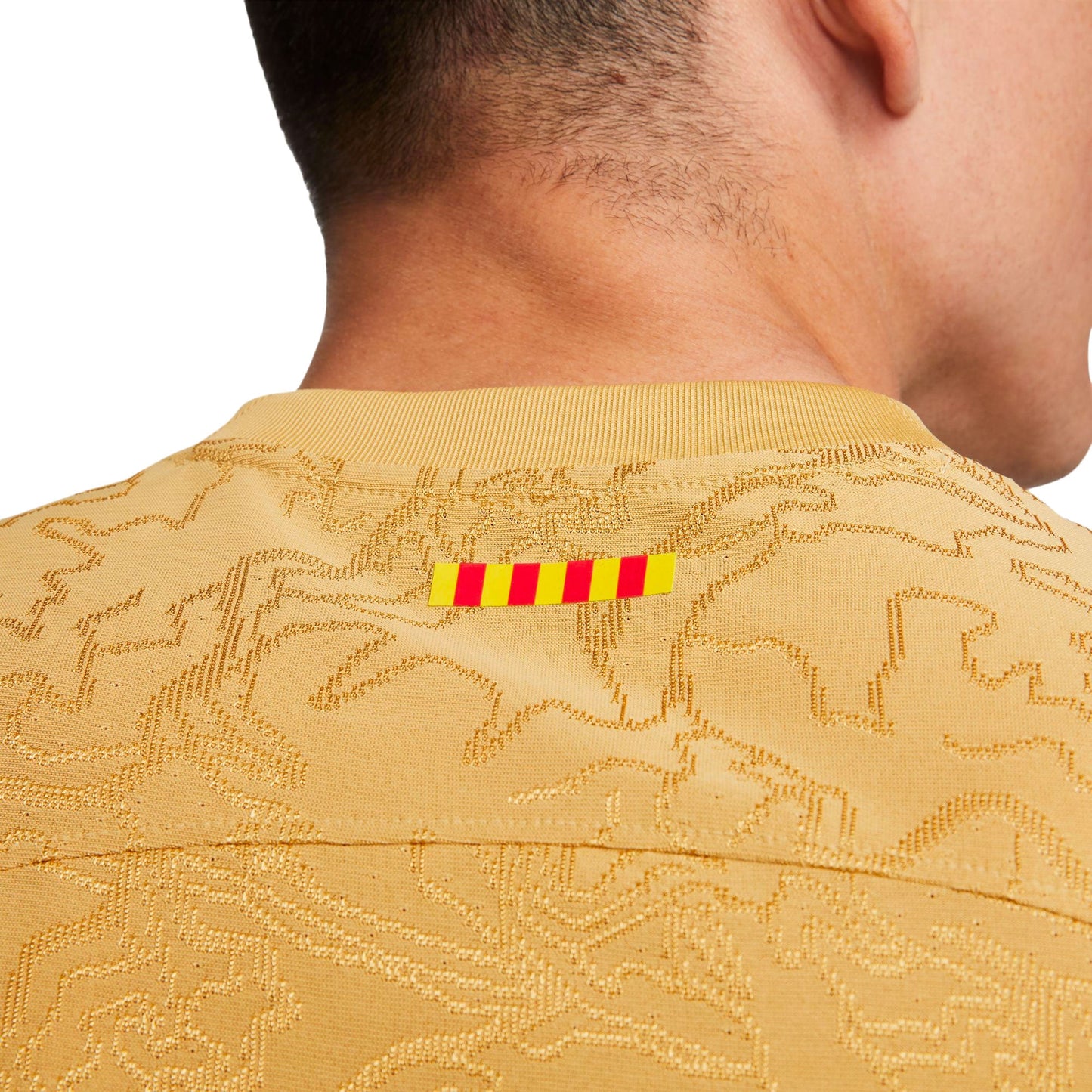 Nike Men's FC Barcelona 2022/23 Dri-FIT ADV Away Jersey Club Gold/Obsidian