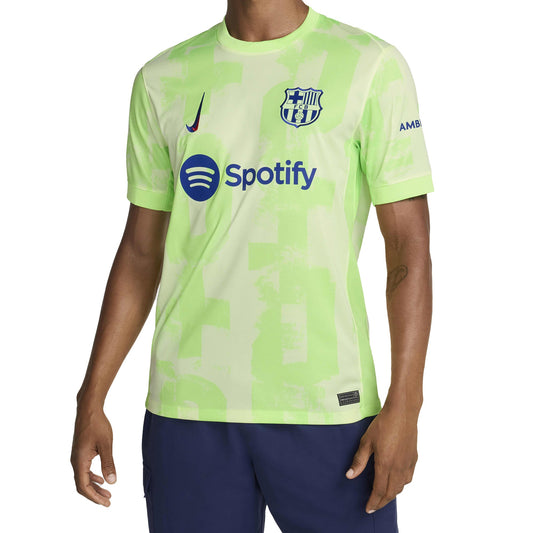 Nike Men's FC Barcelona 2024/25 Third Jersey Barley Volt/Old Royal