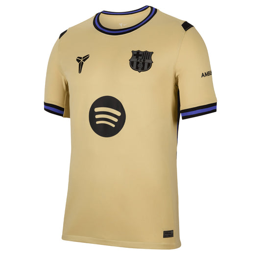 Nike Men's FC Barcelona 2025/26 Away Jersey Team Gold/Persian Violet/Black