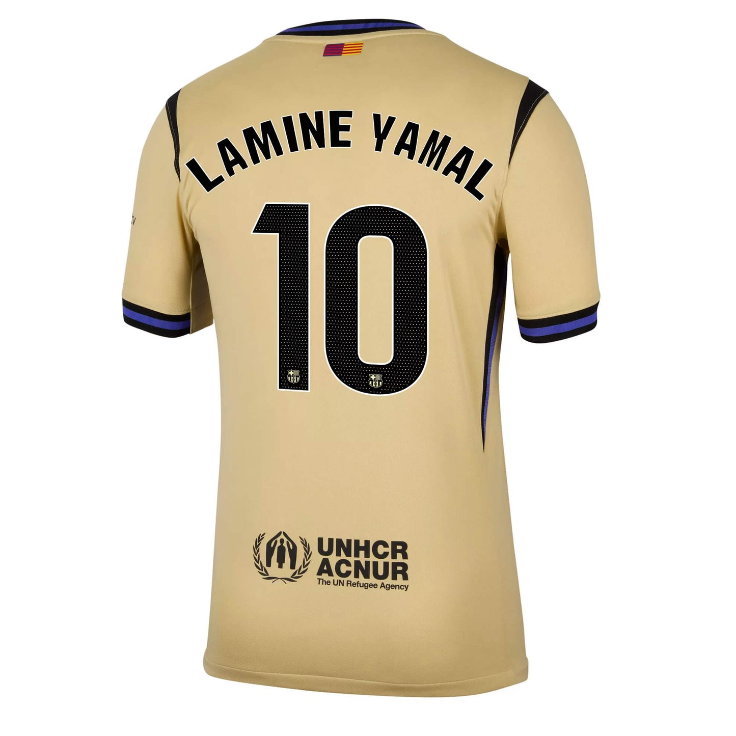 Nike Men's La Liga FC Barcelona 2025/26 Away Jersey w/ Lamine Yamal #10 Printing