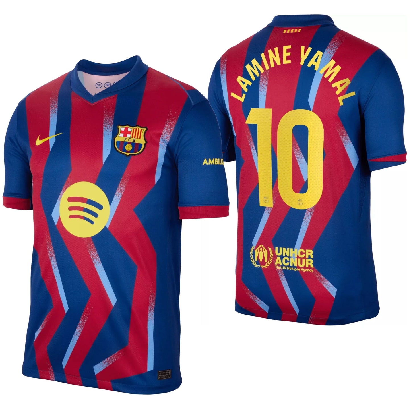Nike Men's FC Barcelona 2025/26 Dri-FIT ADV Fourth Jersey w/ Lamine Yamal #10 Printing