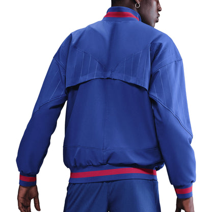 Nike Men's FC Barcelona Strike Anthem Full-Zip Jacket Royal Blue