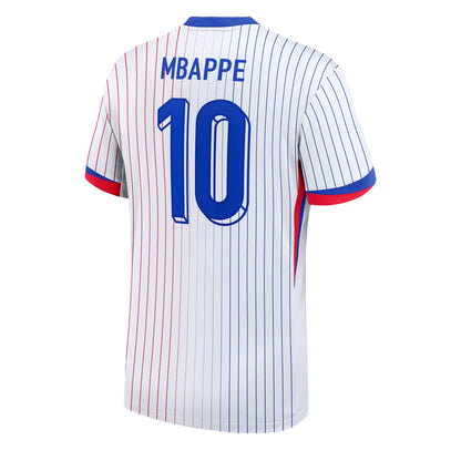 Nike Men's France 2024/25 Away Jersey w/ Mbappe #10 Printing