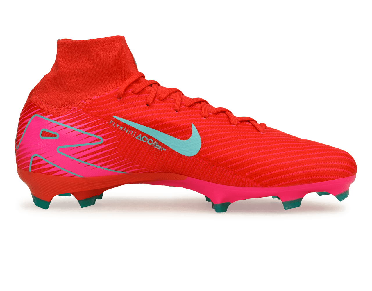 Nike Men's Zoom Mercurial Superfly 10 Pro FG Ember Glow/Aurora Green