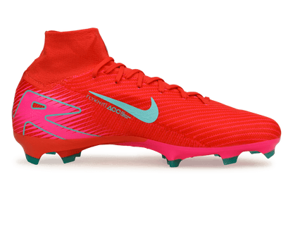 Nike Men's Zoom Mercurial Superfly 10 Pro FG Ember Glow/Aurora Green