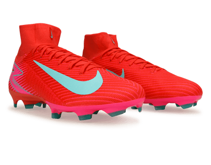 Nike Men's Zoom Mercurial Superfly 10 Pro FG Ember Glow/Aurora Green