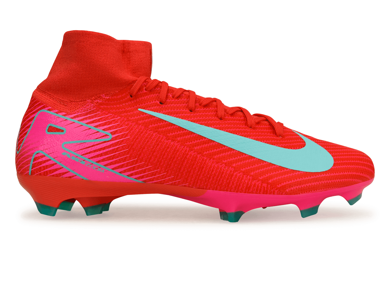 Nike Men's Zoom Mercurial Superfly 10 Pro FG Ember Glow/Aurora Green