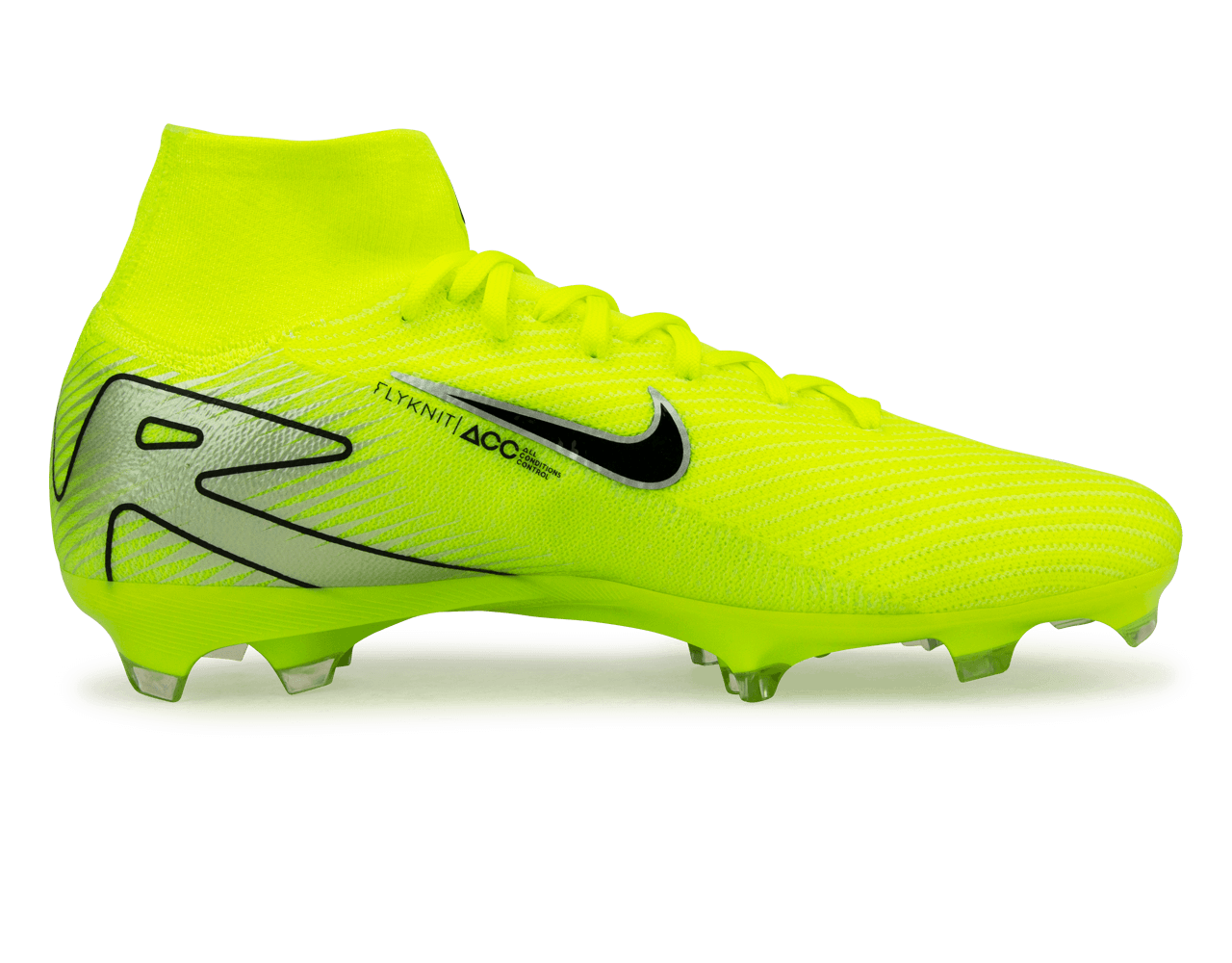 Nike Men's Zoom Mercurial Superfly 10 Pro FG Volt/Black