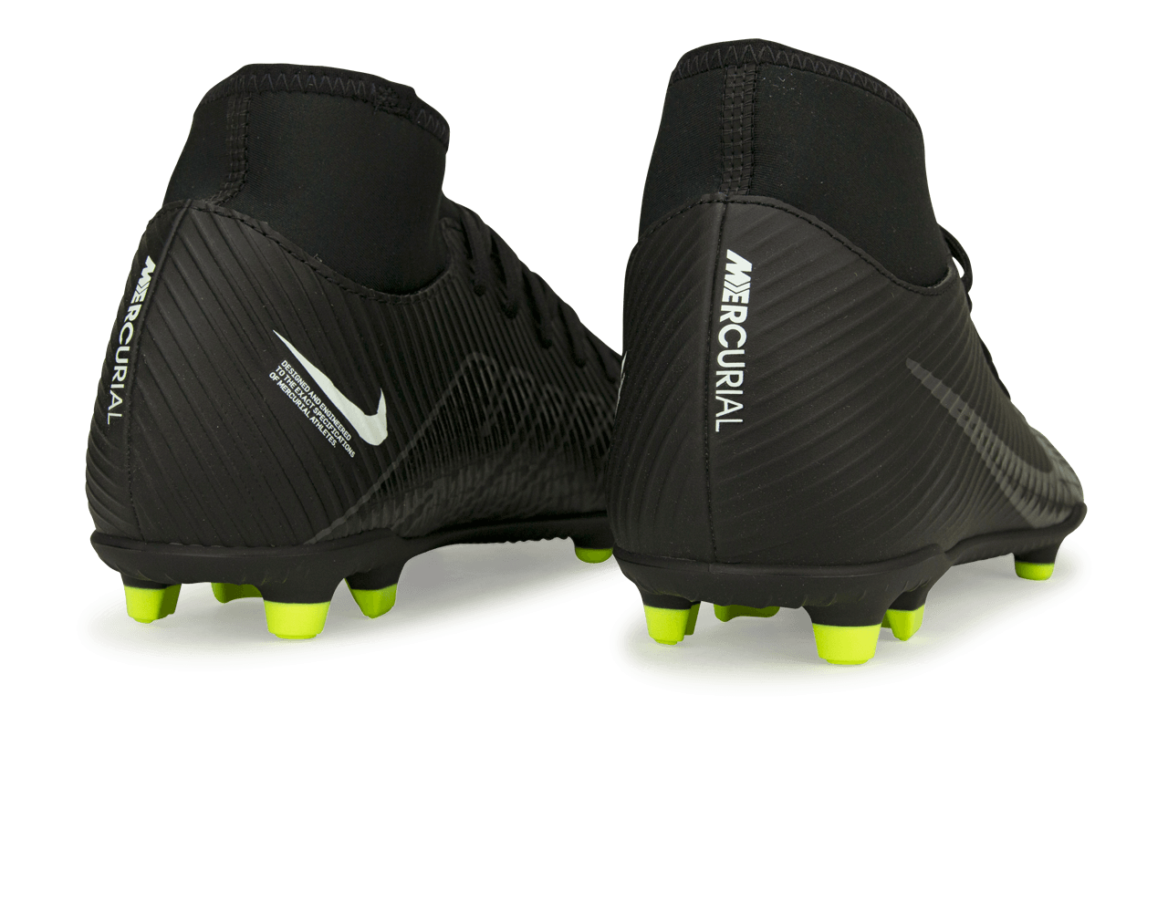 Nike Men's Zoom Mercurial Superfly 9 Club FG/MG Black/Volt