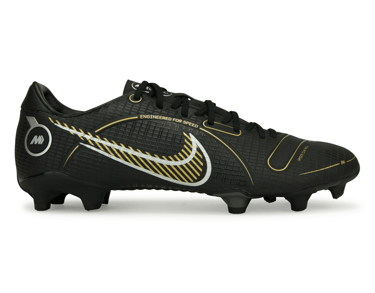 Nike Men's Mercurial Vapor 14 Academy FG/MG Black/Gold