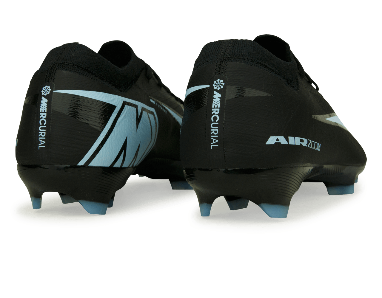 Nike Men's Zoom Mercurial Vapor 16 Pro FG Black/Ice Blue