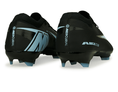 Nike Men's Zoom Mercurial Vapor 16 Pro FG Black/Ice Blue