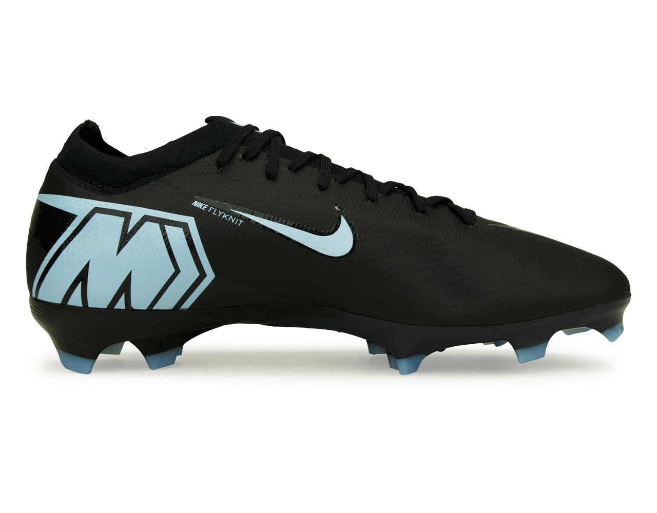 Nike Men's Zoom Mercurial Vapor 16 Pro FG Black/Ice Blue