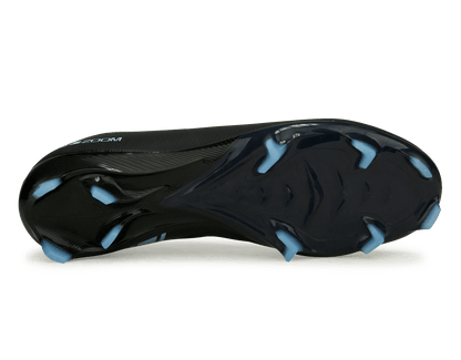 Nike Men's Zoom Mercurial Vapor 16 Pro FG Black/Ice Blue