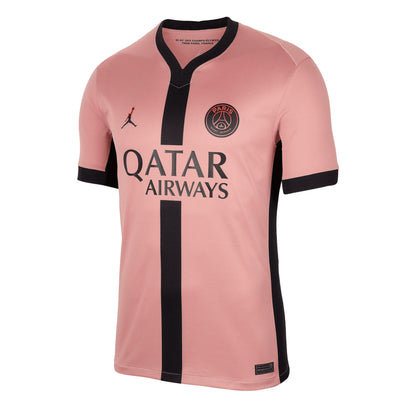 Nike Men's PSG 2024/25 Third Jersey Rust Pink/Black
