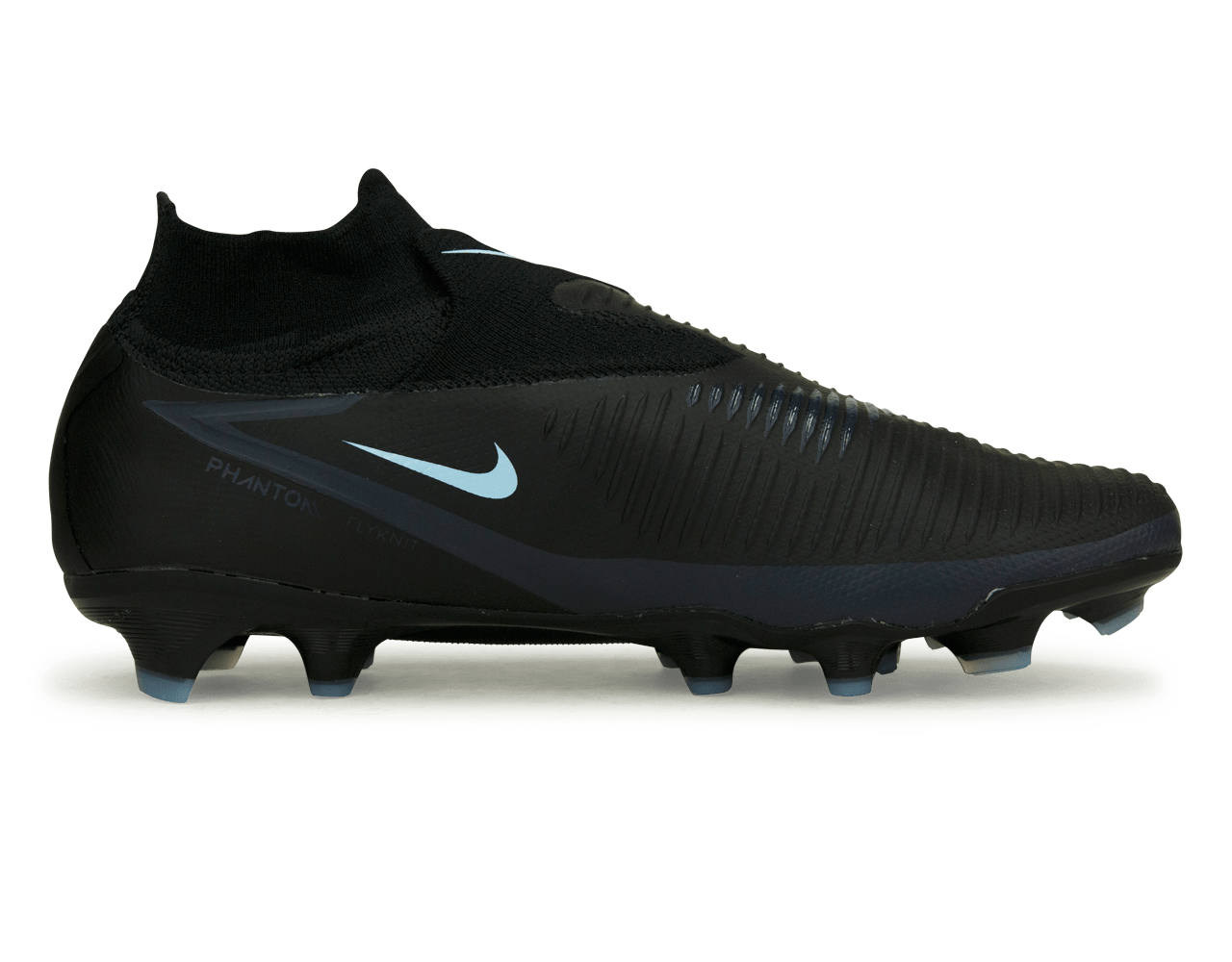Nike Men's Phantom 6 High Pro FG Black/Ice Blue
