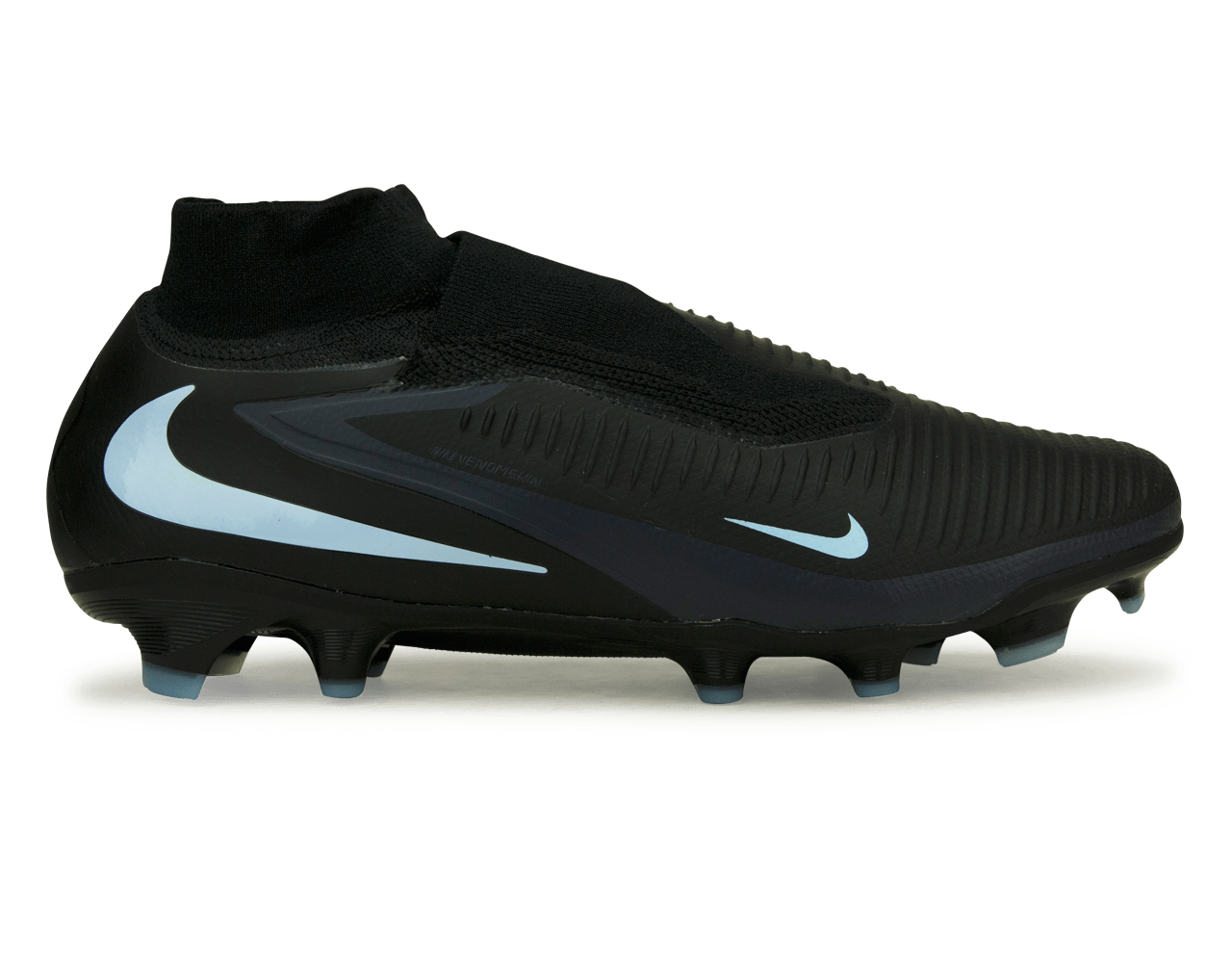 Nike Men's Phantom 6 High Pro FG Black/Ice Blue