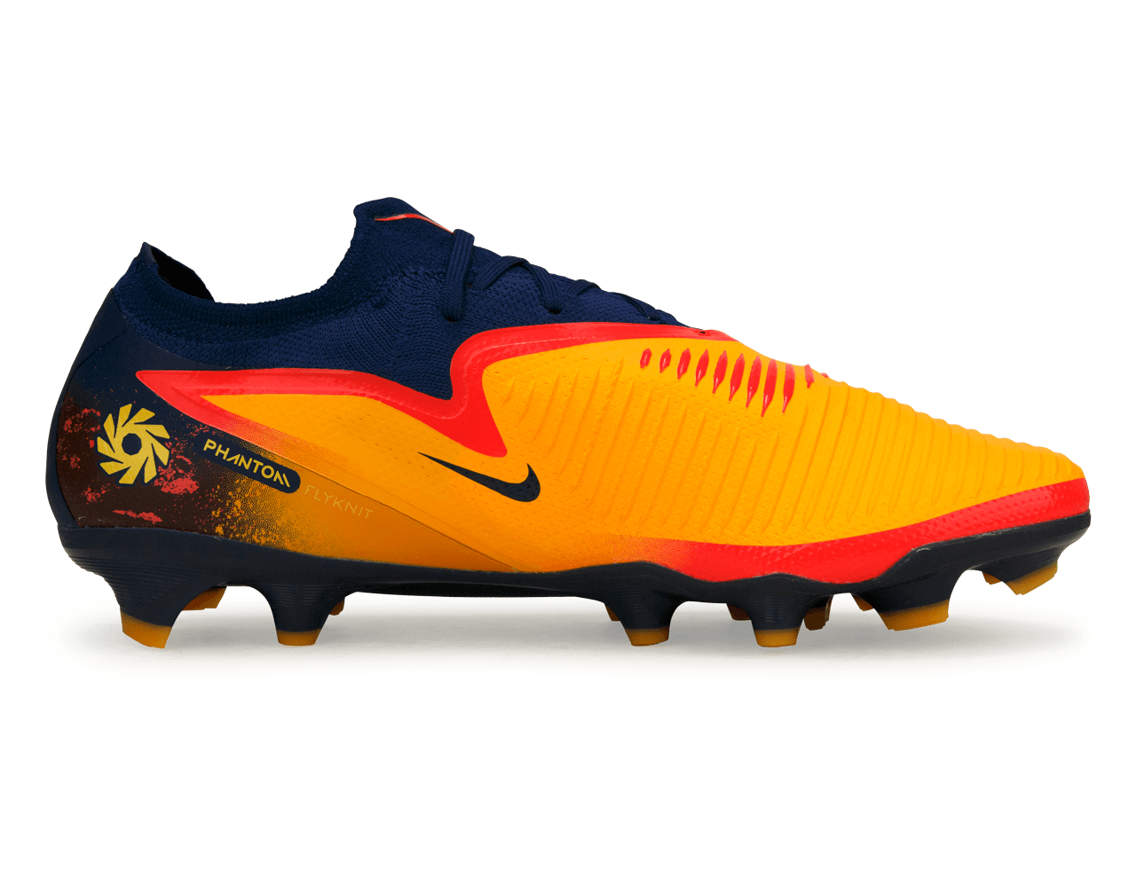 Nike Men's Erling Haaland Phantom 6 Low Pro FG Laser Orange/Lemon