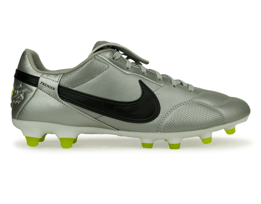 Nike Men's Premier 3 FG Metallic Silver/Volt/Black