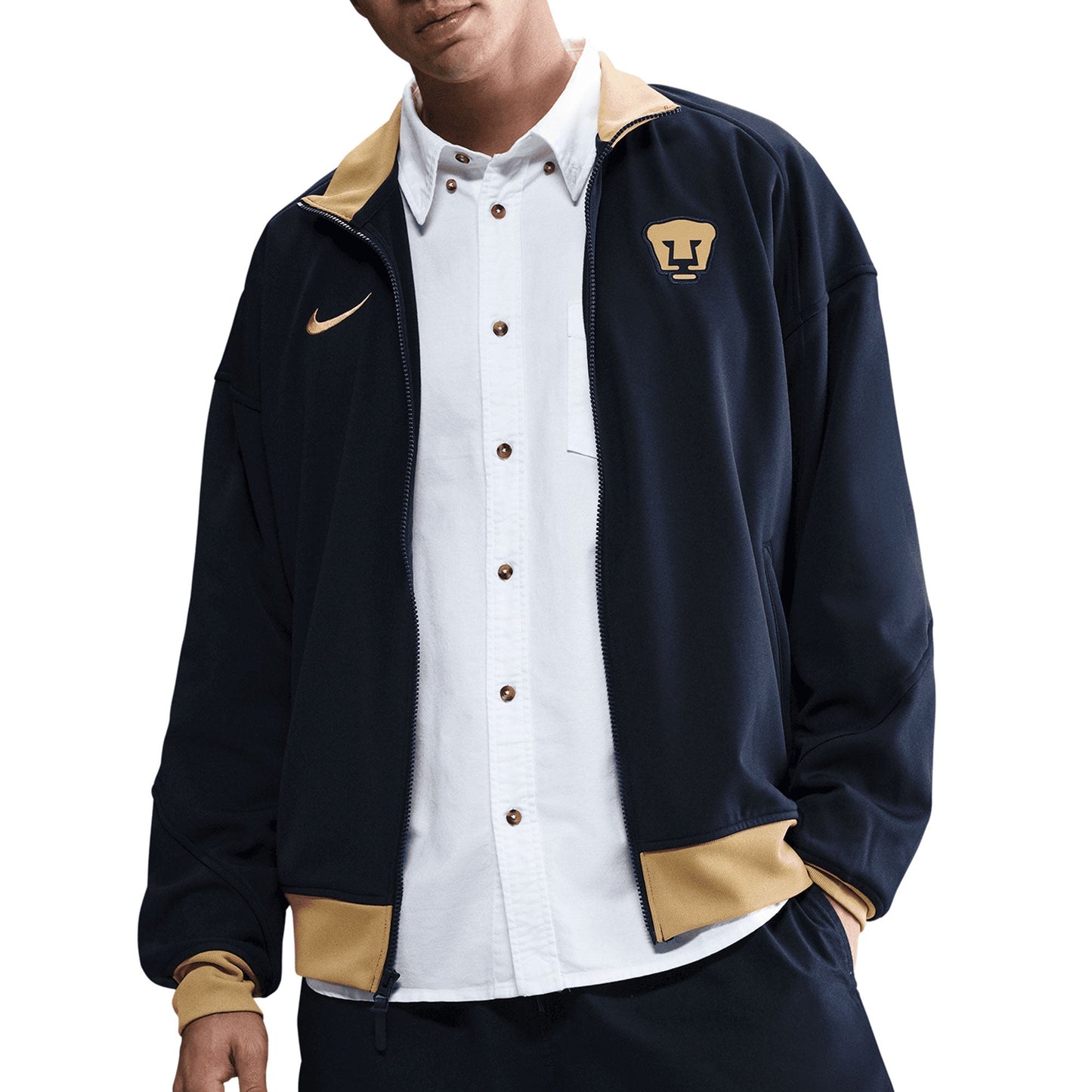 Nike Men's Pumas UNAM 2025/26 Anthem Jacket Navy/Gold
