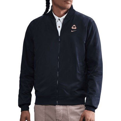 Nike Men's Pumas UNAM Woven Bomber Jacket Navy