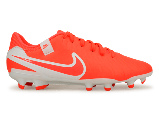 Nike Men's Tiempo Legend 10 Academy FG/MG Hot Lava/White