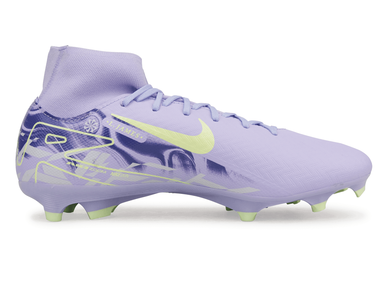 Nike Men's United Mercurial Superfly 10 Academy FG/MG Purple Agate/Barely Volt