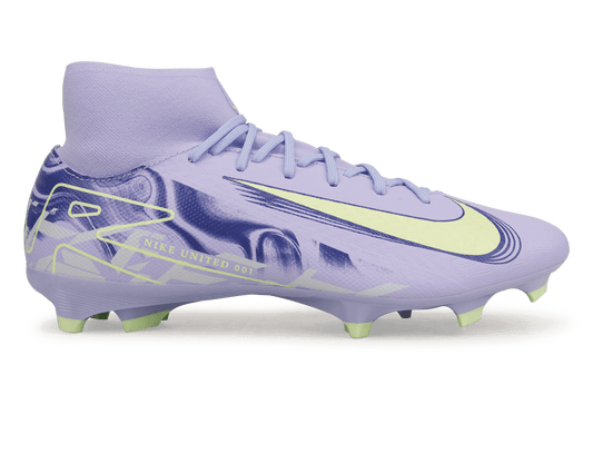 Nike Men's United Mercurial Superfly 10 Academy FG/MG Purple Agate/Barely Volt