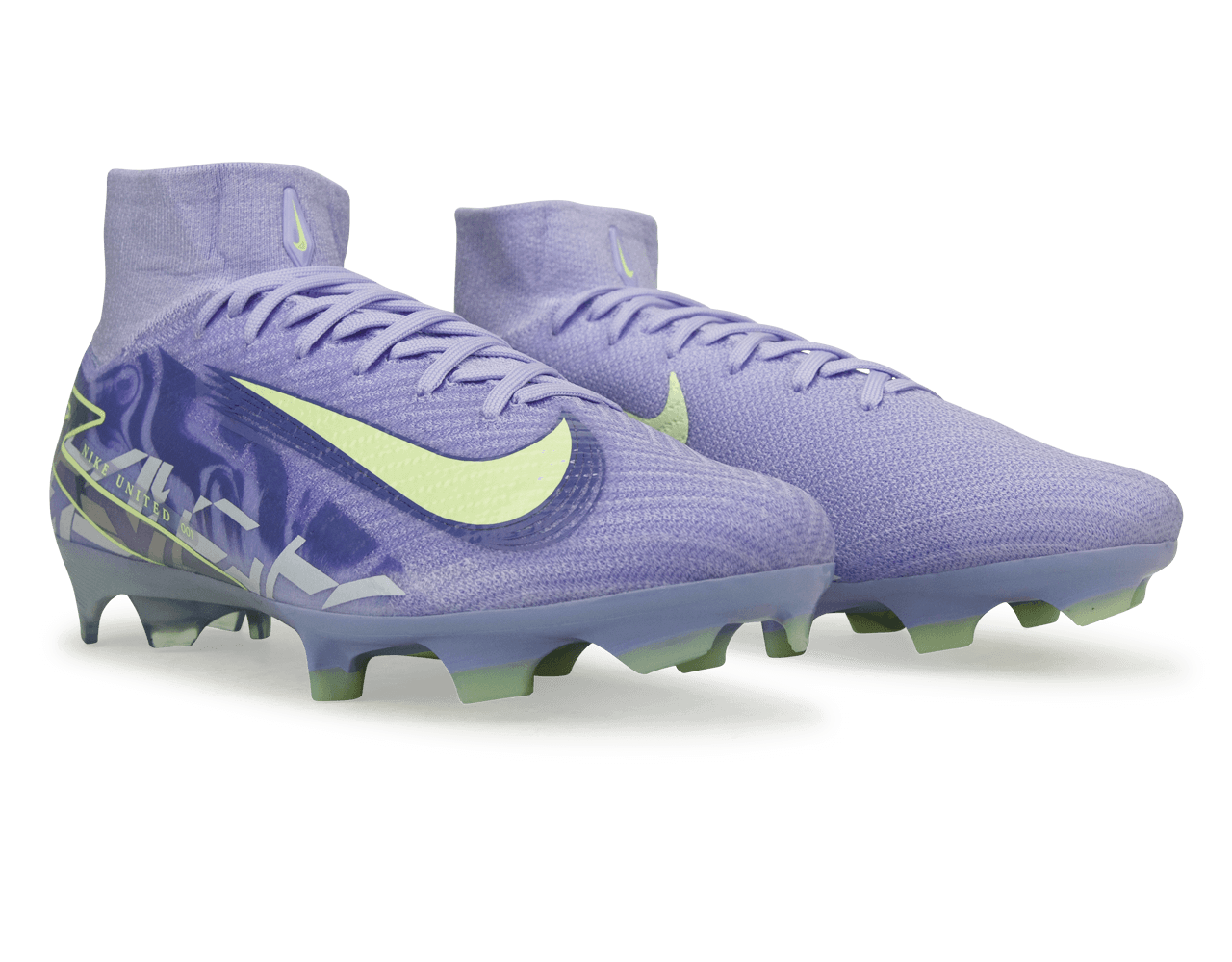 Nike Men's United Mercurial Superfly 10 Elite FG Purple Agate/Barely Volt